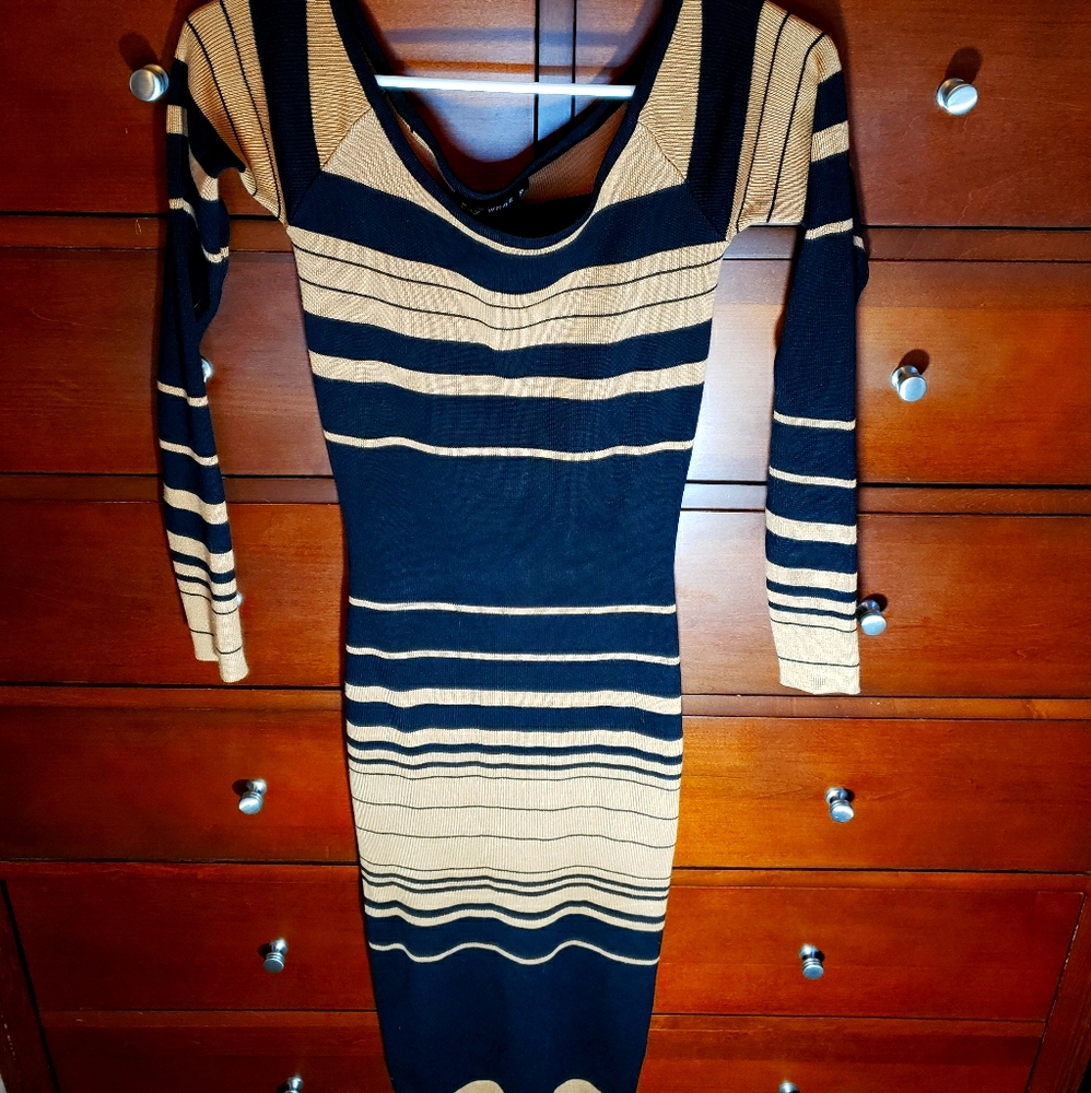 New without Tags Fitted Bodycon Ribbed Dress